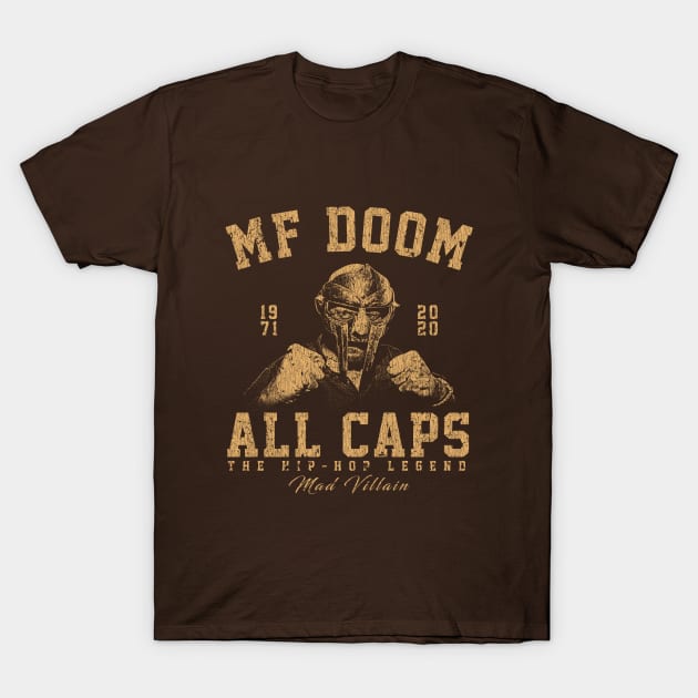 MF Doom Brown T-Shirt by Hoki Tross Creative